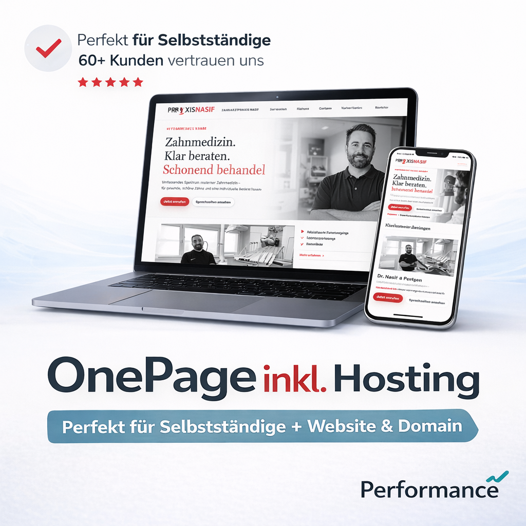 OnePage inkl. Hosting