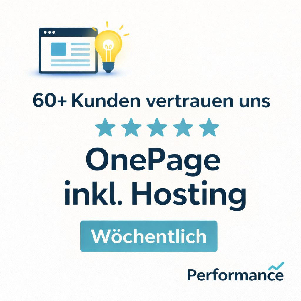 OnePage inkl. Hosting