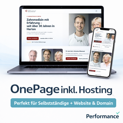 OnePage inkl. Hosting